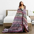 thumbnail image 3 of LHSHID to My Sister Blanket Birthday Gifts Quilt Ultra Soft Micro Fleece Throw Blankets for Thanksgiving Christmas Bed Sofa Travel Beach 50x60in, 3 of 6