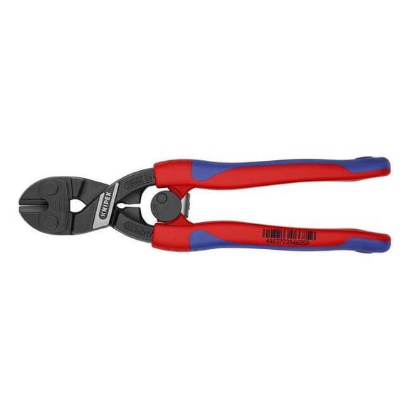 KNIPEX Tools - CoBolt Compact Bolt Cutters With Spring, Multi-Component (7112200SBA)