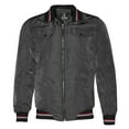 thumbnail image 2 of Mens Zipper Casual Jacket Zip Up Front Side Button Pockets Slim Fit Teal L, 2 of 2