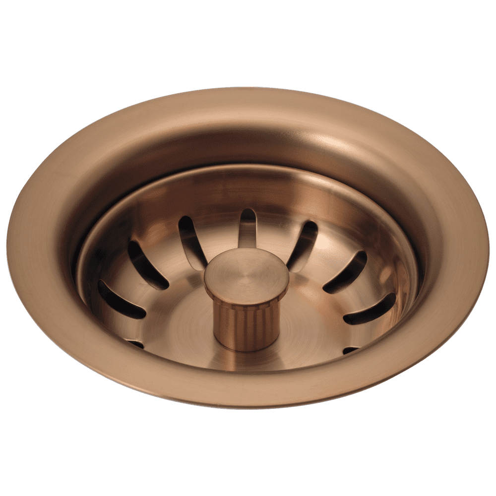 Delta Kitchen Sink Flange and Strainer, Brilliance Brushed Bronze