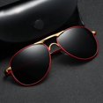 thumbnail image 2 of Riding Pilot Sunglasses With Metal Frame And UV400 Protection Superior Clarity Sport Sunglasses Safety For Men, 2 of 2