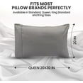 thumbnail image 3 of Bedding Queen Pillow Cases - 2 Pack - Envelope Closure, 3 of 4