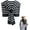 Black Stripe, variant on Women's Fashion Sweater Knitted Shawl Knitted Knotted Shawls Khaki Sweater Shawl Air-Conditioned Room Shawl