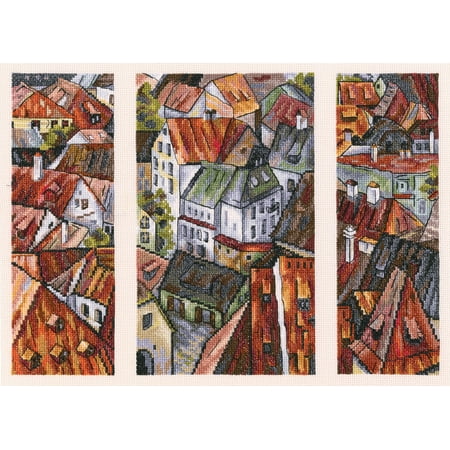 UPC: 4743348403329 | The roofs M558 Counted Cross Stitch Kit