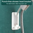 thumbnail image 4 of GeweYeeli 3PCS Self-Adhesive Shower Head Bracket Adjustable Handheld Showerhead Holder Wall Mount 2 Hooks Stand, White, 4 of 4