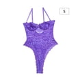 thumbnail image 1 of Mono sexy con encaje y encantador mono suave con tirantes para mujer, S, morado tholdsy XX000118-01, 1 of 7