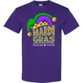 thumbnail image 3 of Inktastic Mardi Gras New Orleans Louisiana Jester Hat T-Shirt, 3 of 5
