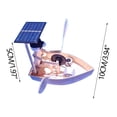 thumbnail image 3 of Wzzjkit Household Essentials Solar-Powered Rowing Robot, 3 of 9