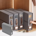thumbnail image 1 of Fiudx Caja de Almacenamiento Plegable de Gran Capacidad, Tela No Tejida Duradera, Organización Que Ahorra Espacio, Almacenamiento Multiusos para El Hogar, Ideal para Guardarropa y Clóset, Tamaño 38 X, 1 of 6