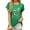 Green, variant on My Orders Cute Summer Tops for Women, Shirts for Women Graphic Tees Women Y2K Off Shoulder Tees Slim Fit Cute Summer Crop Tops for Women Summer Shirts for Teens Modest