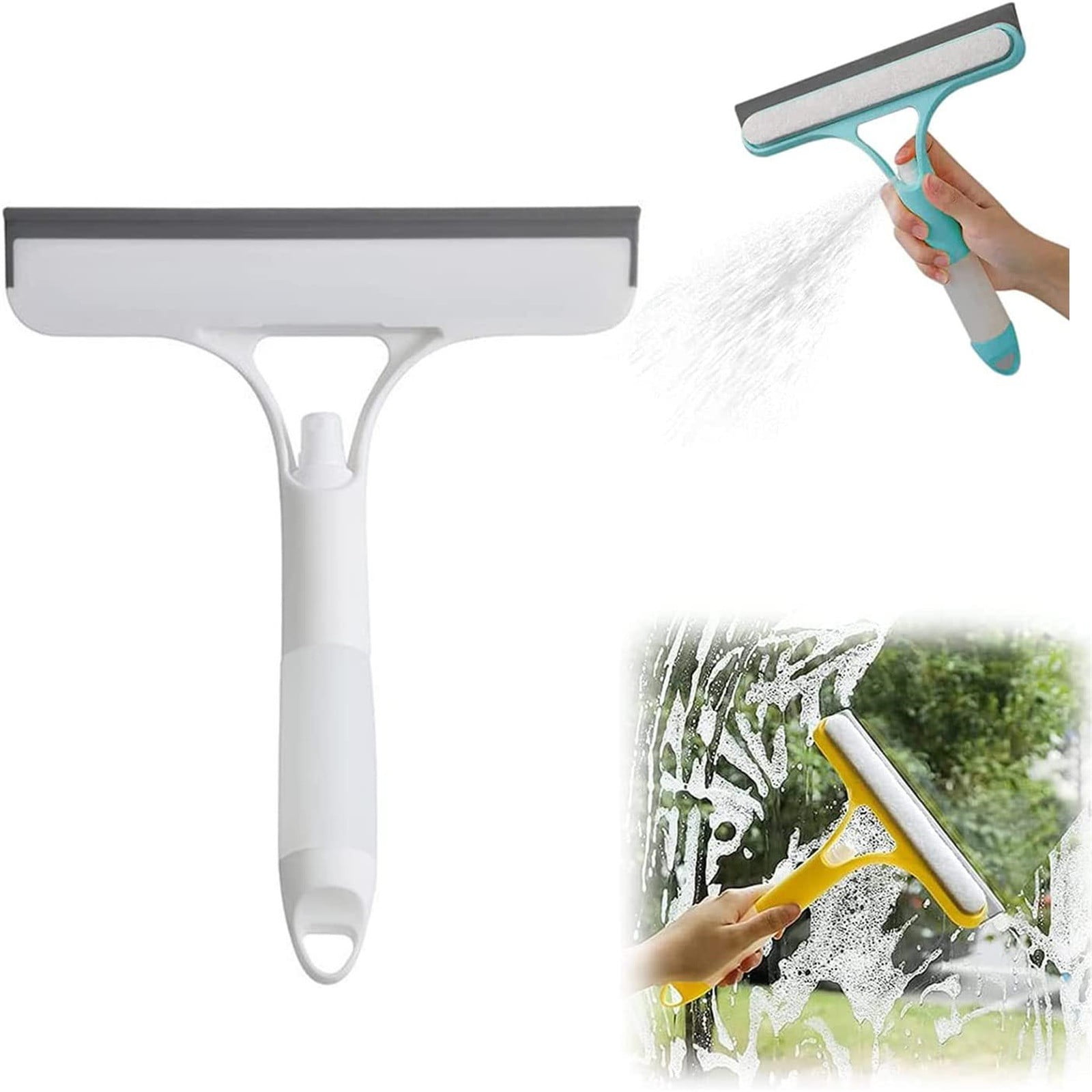 ITTAHO Car Windshield Squeegee with Extra Spray Bottle