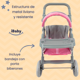 thumbnail image 5 of Carriolita De Juguete Para Muñecas Ibaby Momi - Start Rosa 2025 gris, 5 of 6