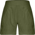 thumbnail image 4 of WILLBEST Pantalones Cortos Casuales de Verano para Mujer, Cintura Elástica, Entrepierna de 18 Cm, Cómodos Conjuntos de Playa con Bolsillos Prácticos para Uso Diario. Extra Grande, 4 of 4