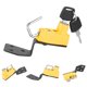 thumbnail image 5 of Cerradura antirrobo para casco de aleación de aluminio, compatible con Kawasaki Z800 ZR800Yellow, 5 of 8