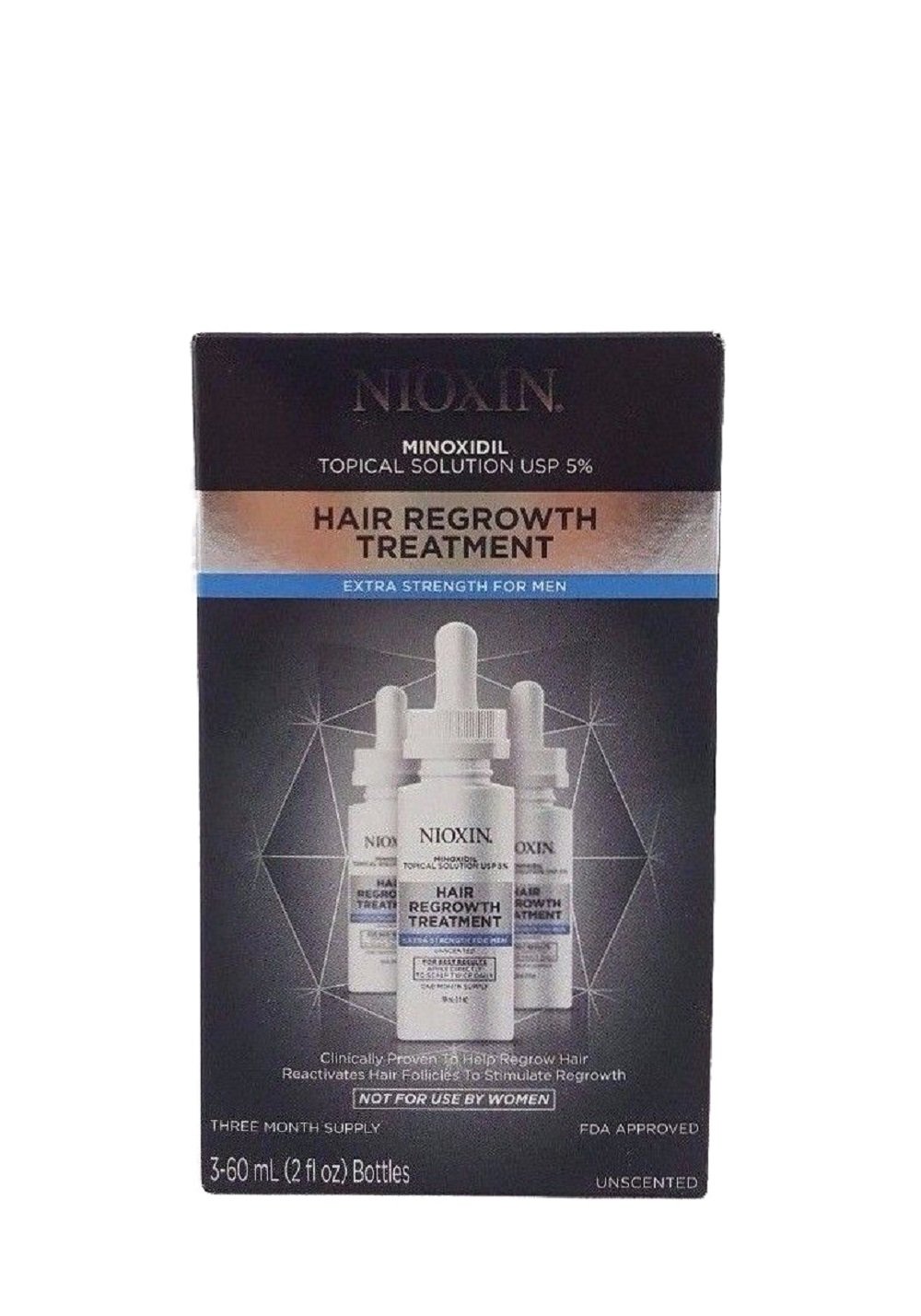 Nioxin NIOXIN Minoxidil Hair Regrowth Treatment (Men 5) 6 Oz