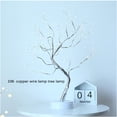 thumbnail image 2 of Lámpara De Mesa Led Usb 3D, Alambre De Cobre, Árbol De Fuego De Navidad, Luz Nocturna Para El Hogar, Vacaciones, Dormitorio, Interior, Habitación De Niños, Decoración De Bar Speravity HA026284-03, 2 of 5