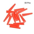 thumbnail image 3 of Uxcell 2mm to 4.2mm Solid Silicone Rubber Tapered Plug Red for Powder Coating, Painting,50 Pack, 3 of 5