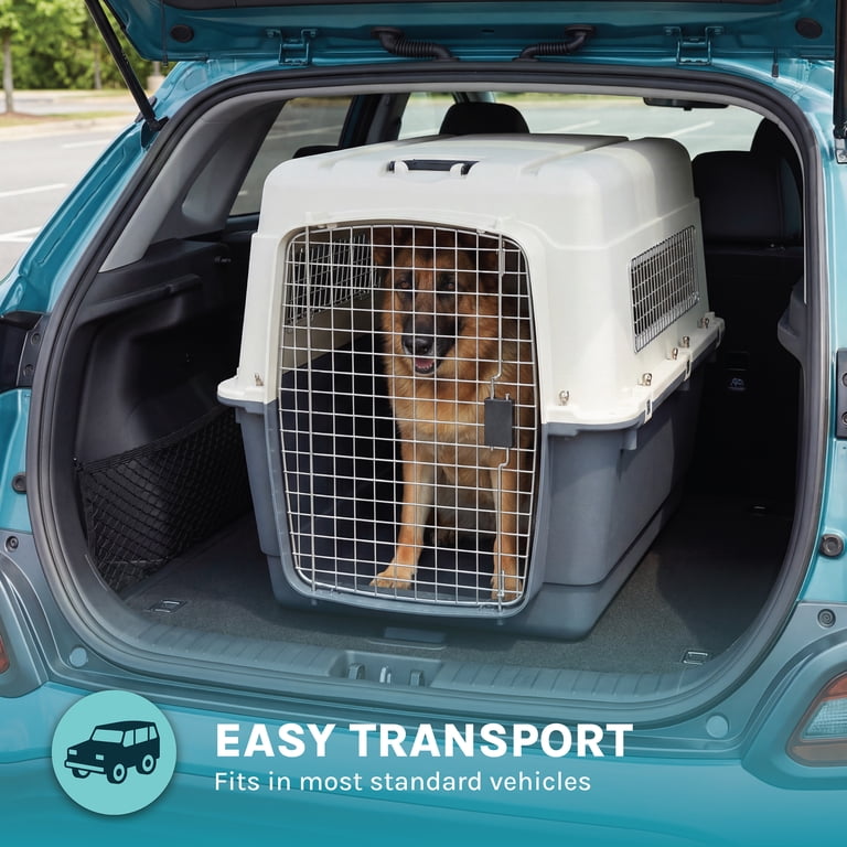 SportPet Designs, Airline Approved Plastic Dog Kennel with Wheels