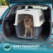 SportPet Designs Airline Approved Plastic Dog Kennel with Wheels, XX-Large