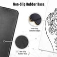 thumbnail image 5 of Gaming Mouse Pad with Stitched Edges, Japanese Wave White Mouse Pad, Extended XL Mousepad with Anti-Slip Base, Cool Large Mouse Pad for Desk, 31.5 x 11.8 in, White, 5 of 6