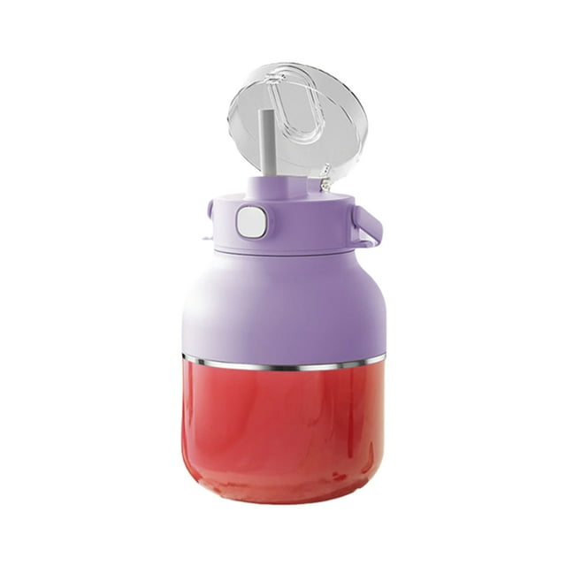kurtrusly Portable Blender Mixer Large Capacity Juice Extractor For On Go Compact Juice Blender Portable Fast purple 4-blade knife