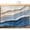 Blue, variant on Blue Ombre Sink Skirt 10"W x 11"L, Dustproof Under Sink Curtain Skirt for Bathroom Kitchen, Modern Wave Abstract Art Adhesive Short Vanity Curtains Cover for Laundry Room Closet Shoe Rack