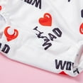 thumbnail image 6 of LIJCC Newborn Baby Valentine's 2-Piece Set - White Off-Shoulder Bodysuit with "I Love MOM/DAD" & Heart Print + Matching Heart Print Headband, 6 of 6