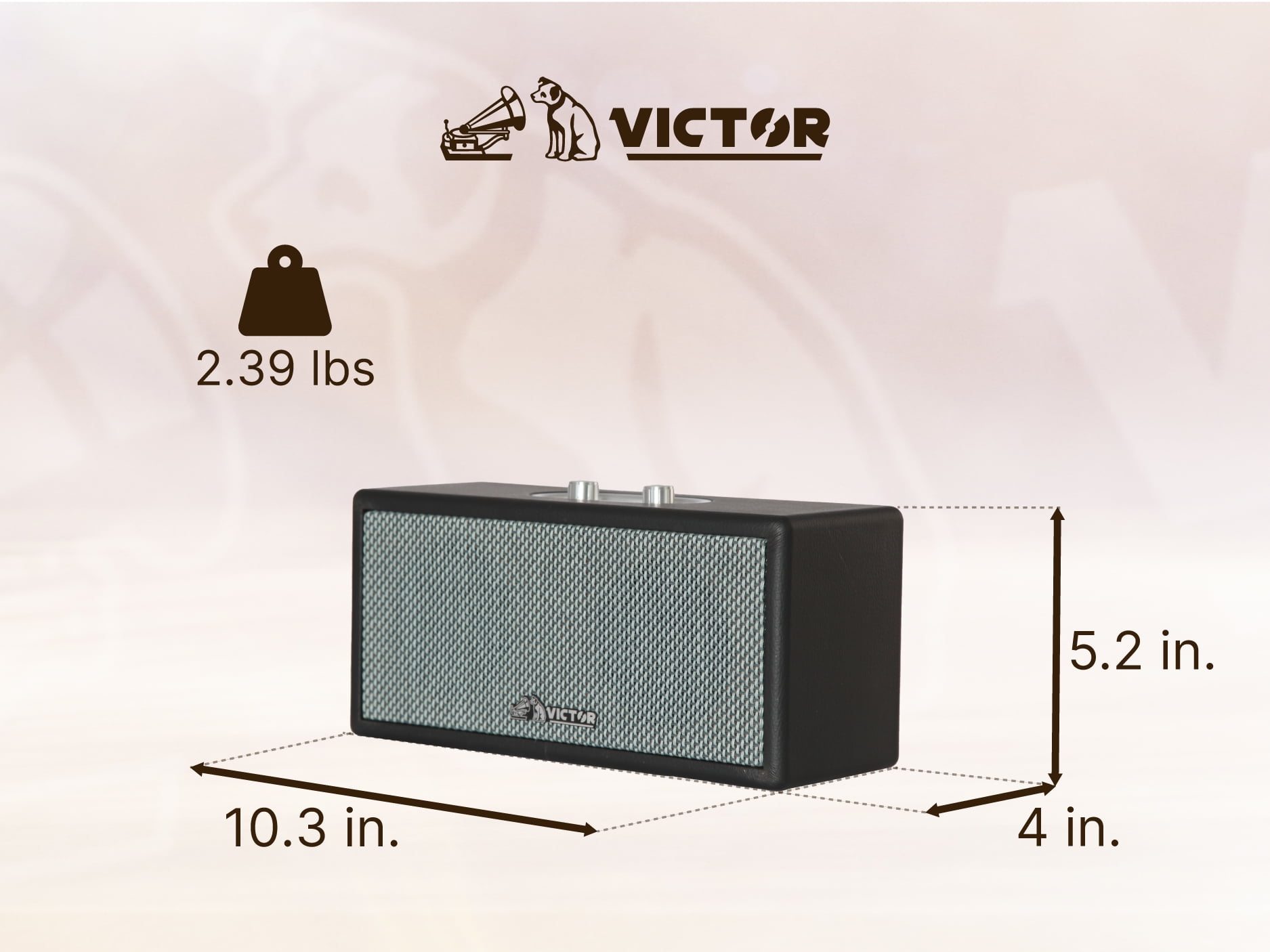 家電 Victor wireless speaker Victor Small Portable AUX Speaker with Bluetooth, Anywhere, FM