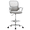 Gray/Foot Ring, variant on Howcool Drafting Chair Tall Office Chair with Adjustable Foot Ring, Height Adjustable Swivel Rolling Counter Height Chair for Standing Desk Home Office