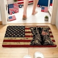 thumbnail image 1 of EGNMCR Bathroom Rugs, Rugs for Living Room, Area Rug Independence Day The US Floor Mat Patriotic Flag Patterns Foot Mat Patio Decorative Garden Flag Rugs Polyester Independence Day Floor Mats, 1 of 6