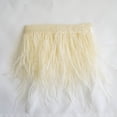 thumbnail image 6 of Efavormart 39" Ivory Real Ostrich Feather Trims With Satin Ribbon Tape For Wedding Decoration, 6 of 11