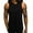 Black, variant on Men Sports Gym Vest Tops Plain Tank Top Hoodie Fitness Pullover Sleeveless Sweatshirt Vest