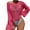 Hot Pink, variant on Oalirro Black Womens Long Sleeve Tops Summer Round Neck Solid Womens Trendy Tops