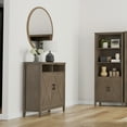 thumbnail image 3 of Ela SOLID WOOD 39 inch Wide Transitional Medium Storage Cabinet in Smoky Brown, 3 of 14
