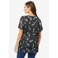 thumbnail image 2 of Woman Within Plus Size Miracle Mesh Overlay Tunic, 2 of 6