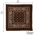 thumbnail image 5 of Motique Accessories 22 Inch Cotton Paisley Bandana, 5 of 6