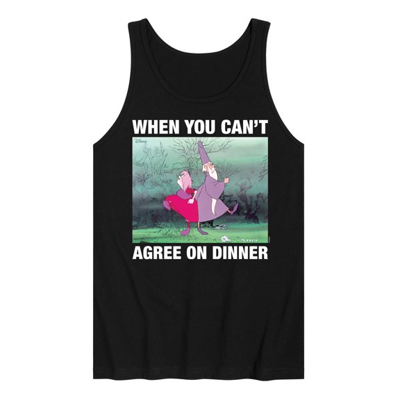 Disney - The Sword And The Stone - Merlyn & Mim Can't Agree on Dinner - Men's Jersey Tank Top