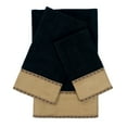 thumbnail image 2 of Sherry Kline  Frontier Black 3-piece Embellished Towel Set - 13 x 18 x 0.5/25 x 48 x 0.5/15 x 25 x 0.5, 2 of 2