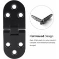 thumbnail image 3 of 4pcs Alloy Black Door Flap Hinge Table Toggle Hinge for Cabinet Price Accessory, 3 of 5
