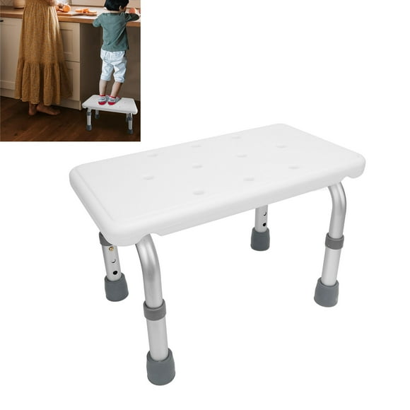 Silla De Baño, Orificios De Drenaje Silla De Ducha Ligera Portátil Para Personas Mayores