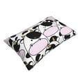 thumbnail image 3 of Naloa Cute Animal with Cow Pillowcase, Throw Pillowcase, Wrinkle-Free, Stain-Resistant with Hidden Zipper for Bedroom Sofa - 16"x24", 3 of 9