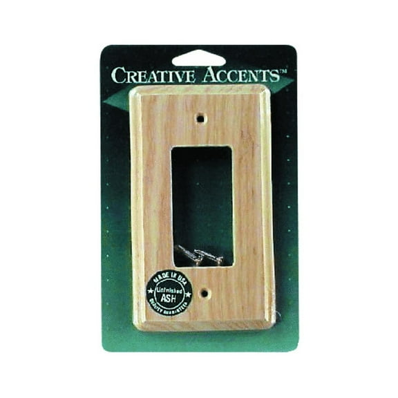 Jackson Deerfield 417U Ash Rocker/GFI Wall Plate