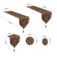 thumbnail image 4 of CNKOO Chemin de Table Toucher Lisse Lavable Classique Accessoires de Cuisine pour Intérieur, 4 of 11