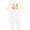 AA-White, variant on Kiwi Fruit Party Baby Romper Coveralls