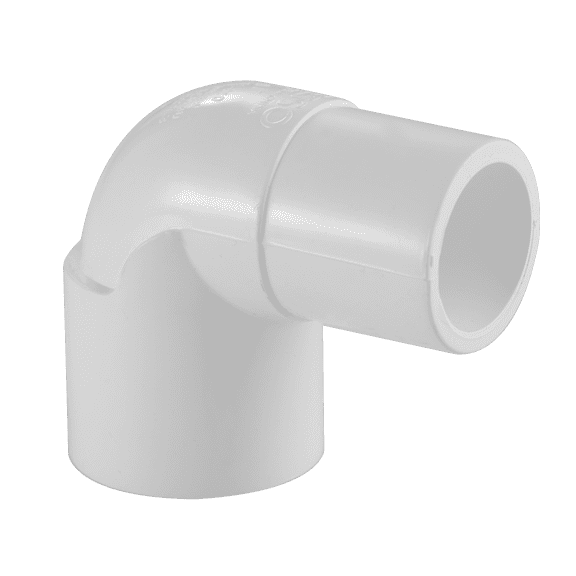 Lesso America 409-012 (5 Pack), Plumbing, PVC Pipe Fitting,90° Street Ell, SCH40, 1-1/4"
