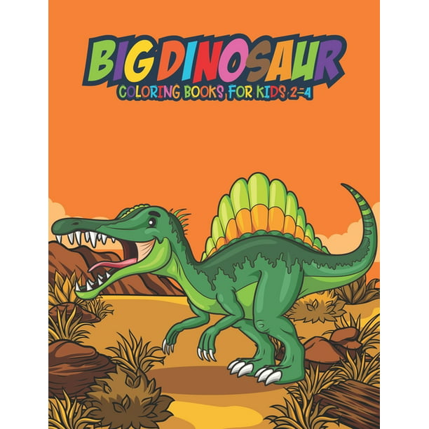 Big Dinosaur Coloring Books for Kids 2-4 : Fantastic Dinosaur Coloring Kids  Book with 50 Diplodocus,