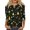 25# Black, variant on Plus Size 3/4 Sleeve Christmas Shirts for Women Crew Neck Christmas Printed Tee Y2k Csaual Christmas Party Photo Shoot Tshirt Pink L