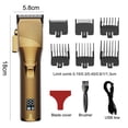 thumbnail image 2 of Cortapelos para hombres - Cortapelos de peluquero Kit de corte profesional Recortador de pelo inalámbrico Recortador de barba, 2 of 5
