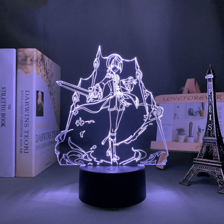 

Night Lights Gifts 3D Lamp with 16 Colors Changing Touch and Remote Control（Genshin-38）