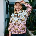 thumbnail image 2 of Chririnla CowBoy Theme Horse Girls Yoga Sweatshirt Half Zip Pullover Sweatshirts Lightweight Athletic Comfy Top for Gym Workout Fitness Yoga Size 13-14, 2 of 7